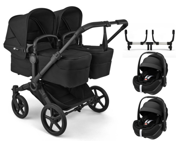 Bugaboo Donkey 6 Twin Kinderwagen Set 3 in 1 inkl. Maxi Cosi Pebble 360 Pro2 Babyschale