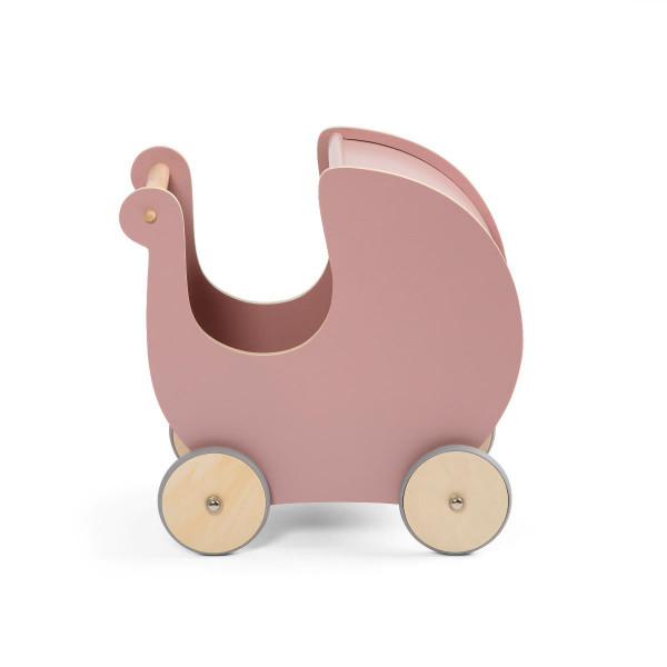 Sebra wooden doll pram