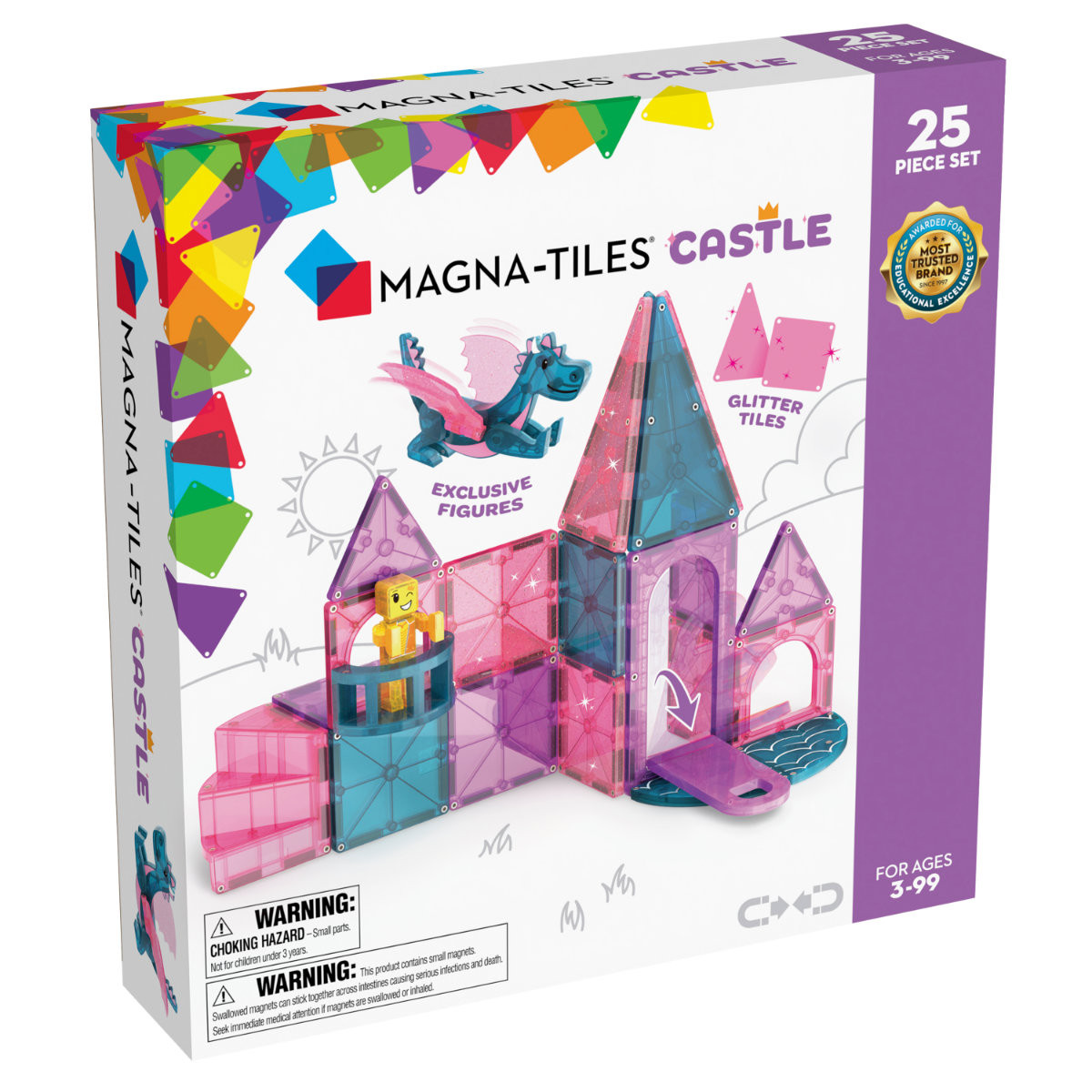 Magna-Tiles Burg - 25 Teile