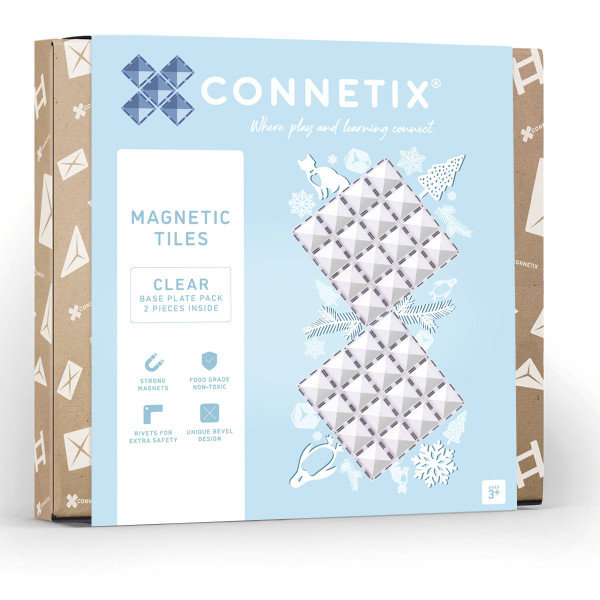 Connetix magnetic toy base plates | 2 parts