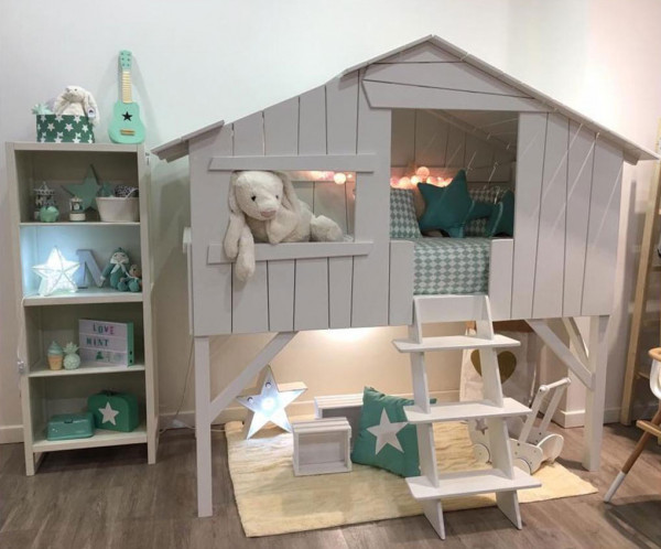 Mathy by Bols Treehouse Bed Pine + MDF