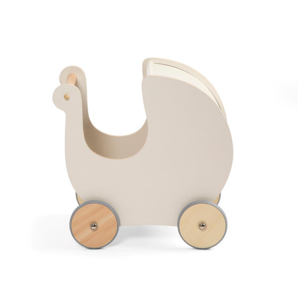 Sebra wooden doll pram
