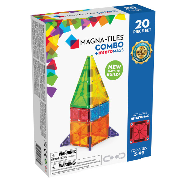 Magna-Tiles microMAGS Combo - 20 Pieces