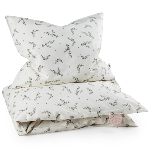 Sebra Bettwäsche für Babybett 70 x 100 cm, Powder Blossom