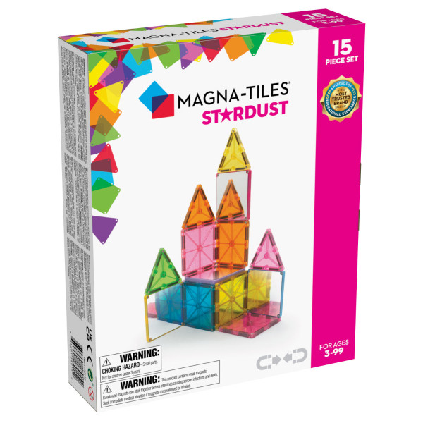Magna-Tiles Stardust – 15 Pieces