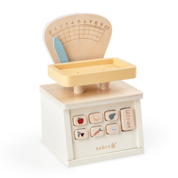 Sebra Wooden Toy Shop Scale, 100% FSC