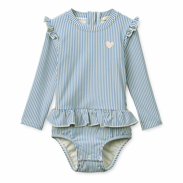 Liewood Sille Seersucker Baby Swimsuit