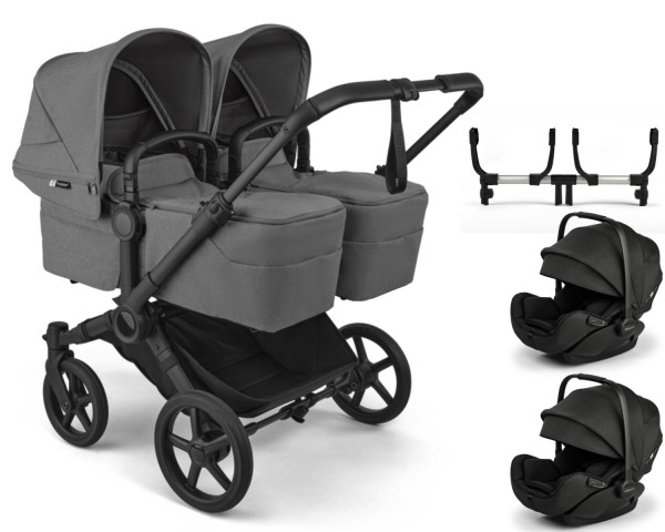 Bugaboo Donkey 6 Twin Kinderwagen Set 3 in 1 inkl. Bugaboo Otter