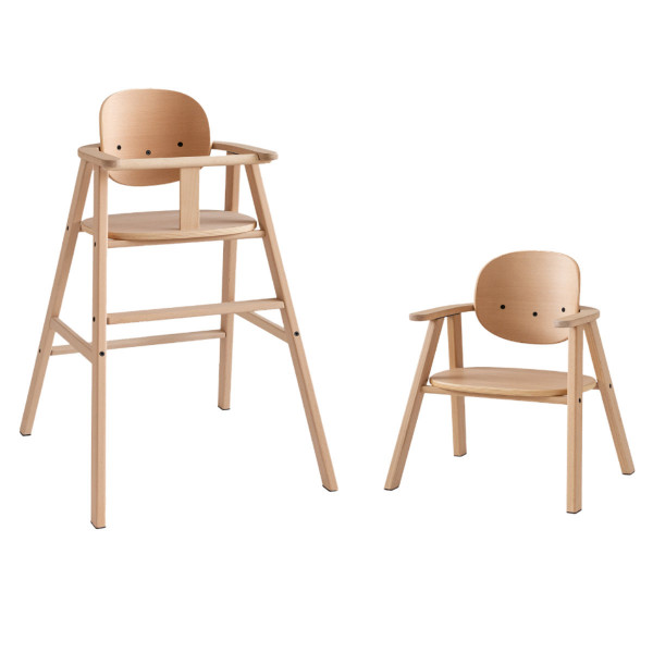 Nobodinoz GROWING GREEN Evolving 2 in 1 High Chair & Child's Chair