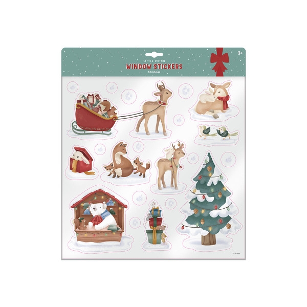 Little Dutch Christmas Window Stickers