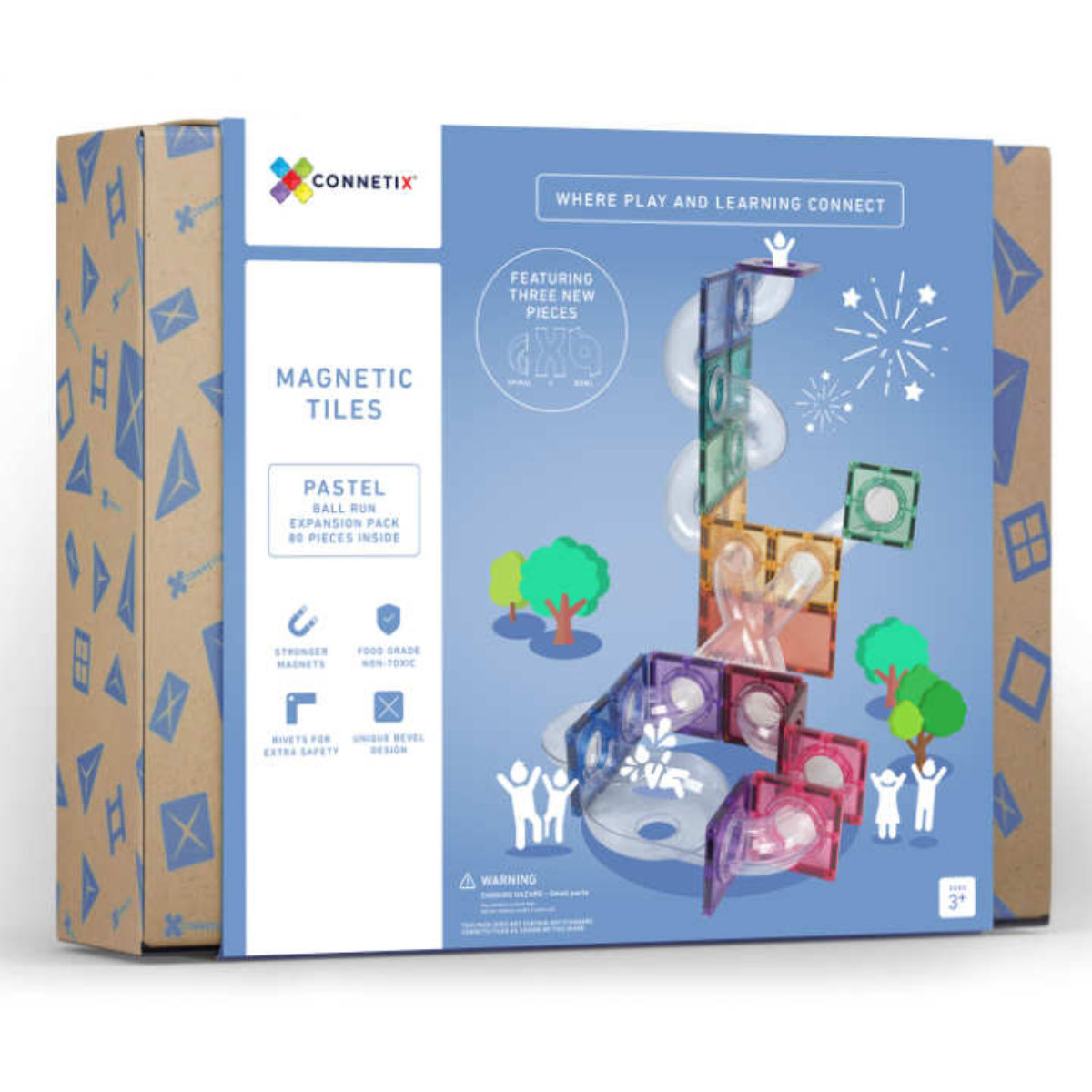 Ergänzungsset Kugelbahn Ball Run Pastel 80 Teile Kindermaxx