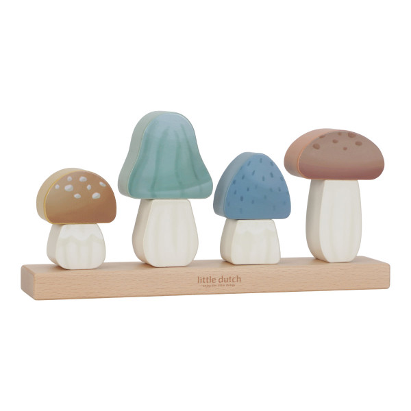 Little Dutch Stacking Toadstools - Forest Friends FSC