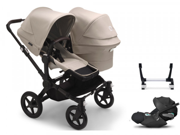 Bugaboo Donkey 5 Duo pushchair set 3 in 1 incl. Cybex Cloud T i-Size car seat