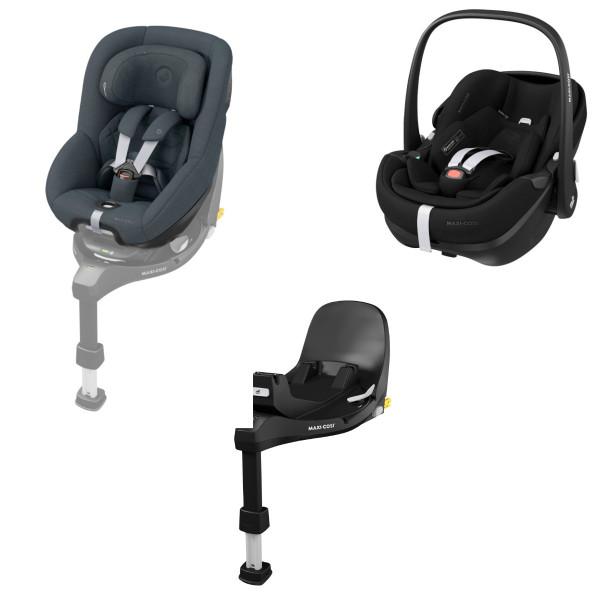 Maxi Cosi 360 Pro Bundle, Pearl 360 Pro - Pebble 360 Pro2 - FamilyFix