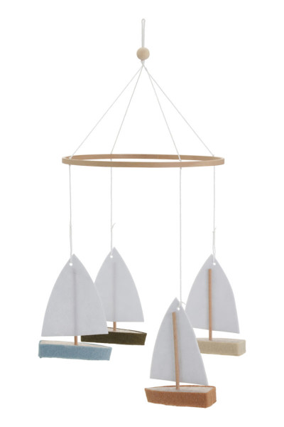 KAS Kopenhagen Felt Mobile Sailboats