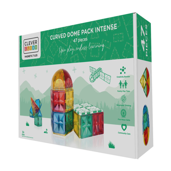 Cleverclixx Curved Dome Pack Intense – 47 Pieces