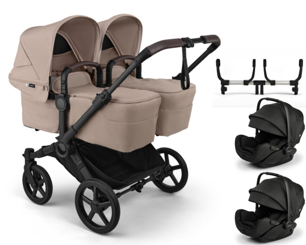 Bugaboo Donkey 6 Twin Kinderwagen Set 3 in 1 inkl. Bugaboo Otter
