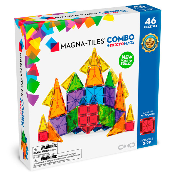 Magna-Tiles microMAGS Combo - 46 Pieces